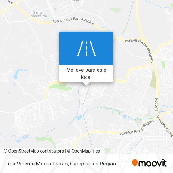 Rua Vicente Moura Ferrão mapa