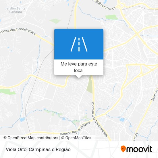 Viela Oito mapa