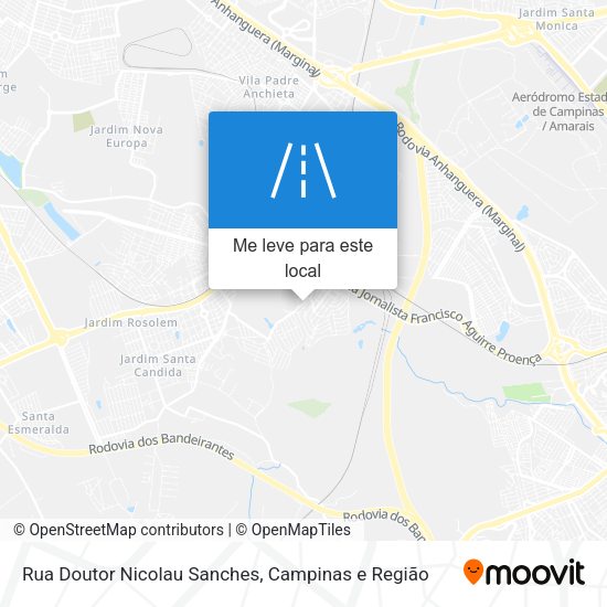 Rua Doutor Nicolau Sanches mapa