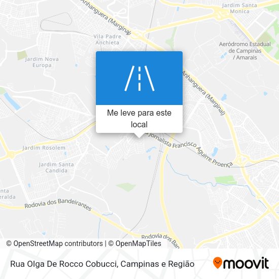 Rua Olga De Rocco Cobucci mapa
