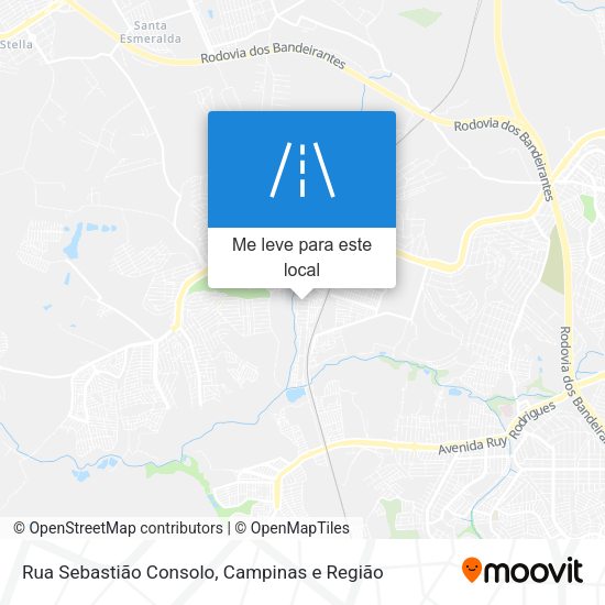 Rua Sebastião Consolo mapa