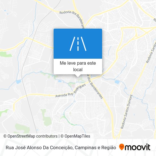 Rua José Alonso Da Conceição mapa
