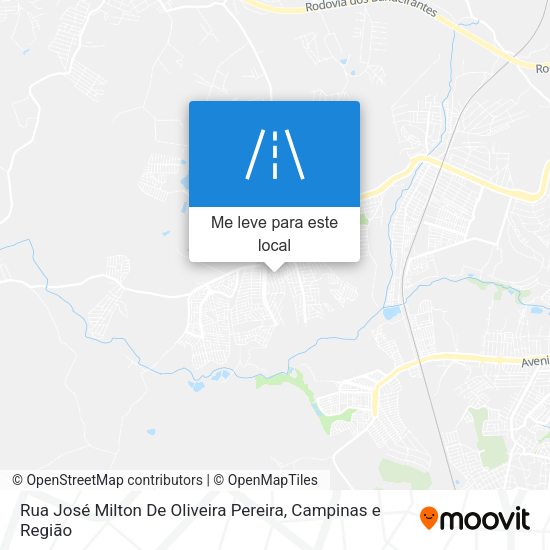 Rua José Milton De Oliveira Pereira mapa