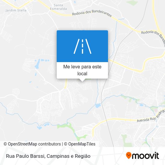 Rua Paulo Barssi mapa