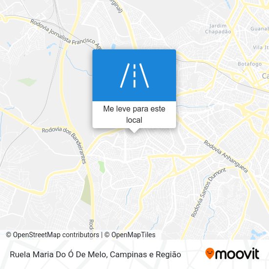 Ruela Maria Do Ó De Melo mapa