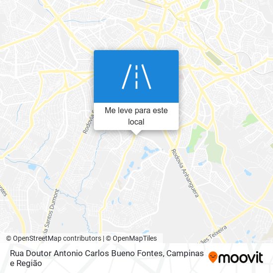 Rua Doutor Antonio Carlos Bueno Fontes mapa