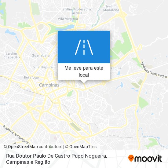 Rua Doutor Paulo De Castro Pupo Nogueira mapa