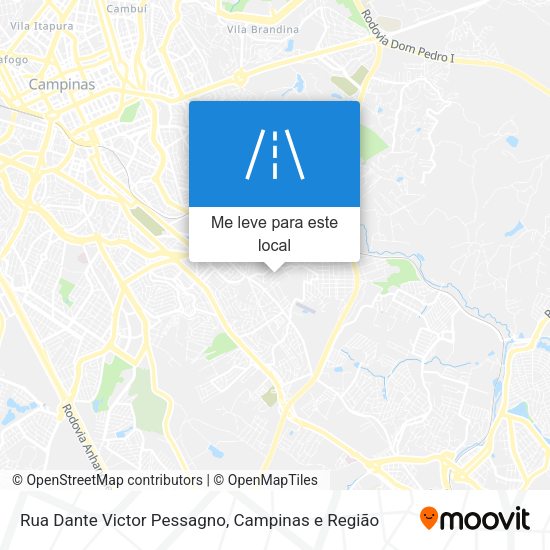 Rua Dante Victor Pessagno mapa