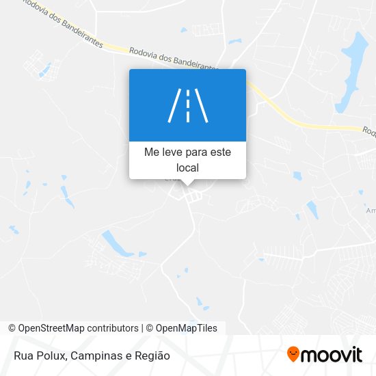 Rua Polux mapa