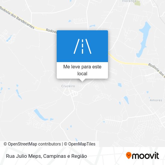 Rua Julio Meps mapa