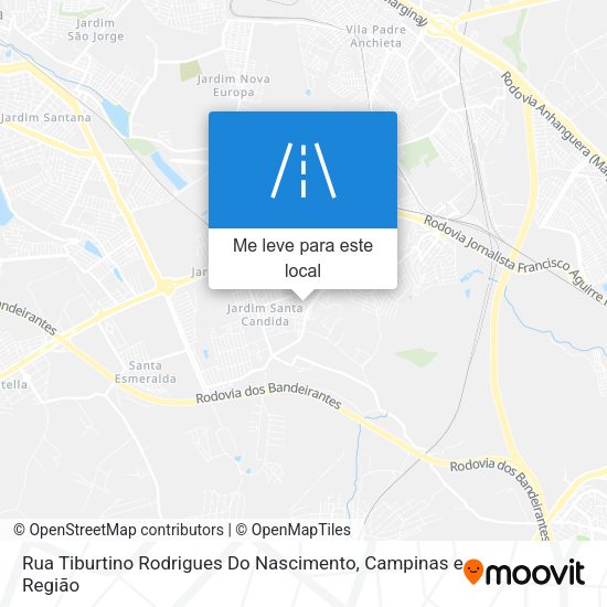 Rua Tiburtino Rodrigues Do Nascimento mapa