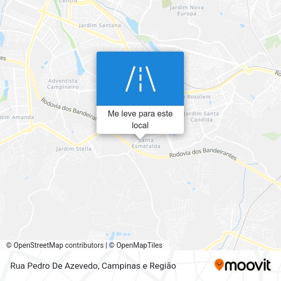Rua Pedro De Azevedo mapa