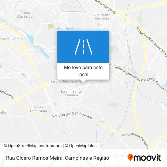 Rua Cícero Ramos Meira mapa