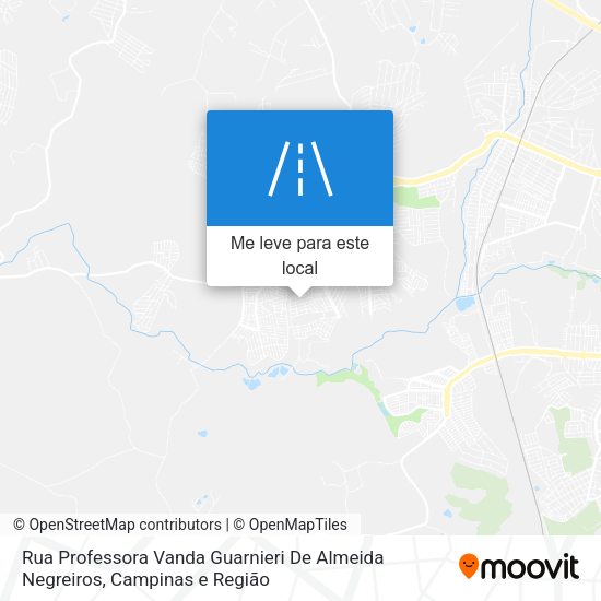 Rua Professora Vanda Guarnieri De Almeida Negreiros mapa