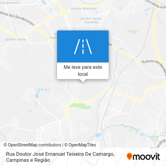 Rua Doutor José Emanuel Teixeira De Camargo mapa