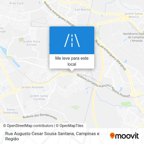 Rua Augusto Cesar Sousa Santana mapa