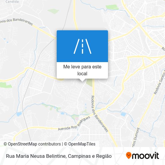 Rua Maria Neusa Belintine mapa