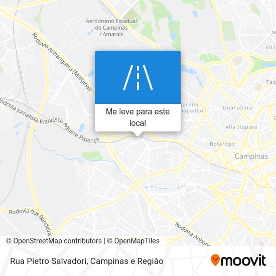 Rua Pietro Salvadori mapa