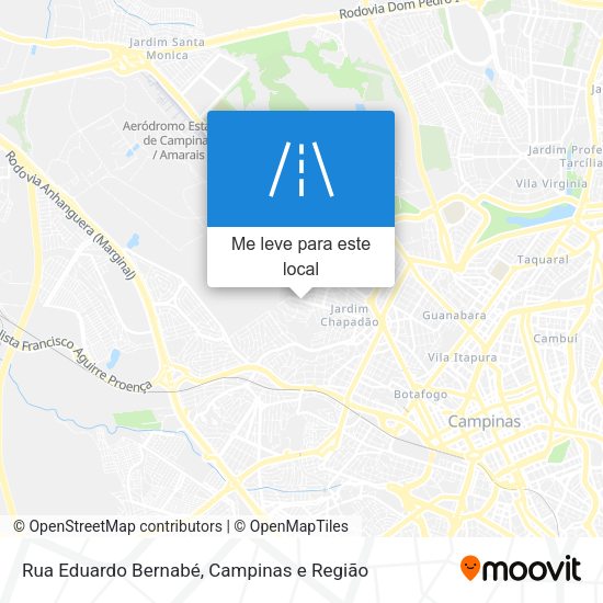 Rua Eduardo Bernabé mapa