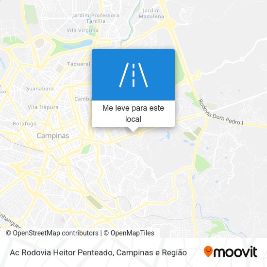 Ac Rodovia Heitor Penteado mapa