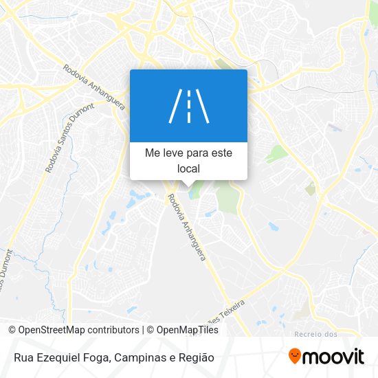 Rua Ezequiel Foga mapa