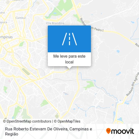 Rua Roberto Estevam De Oliveira mapa