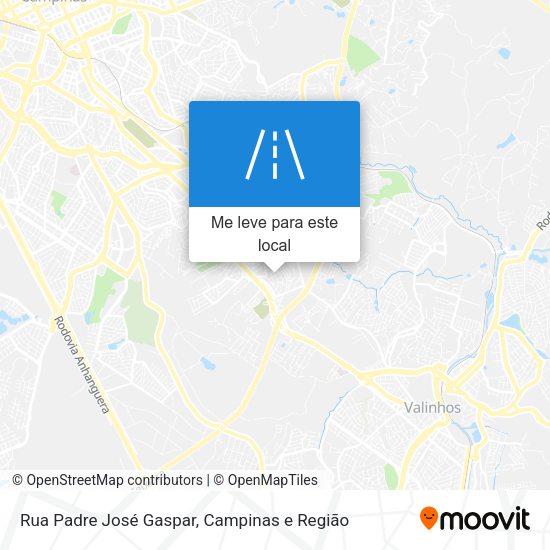 Rua Padre José Gaspar mapa