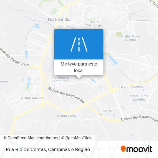 Rua Rio De Contas mapa