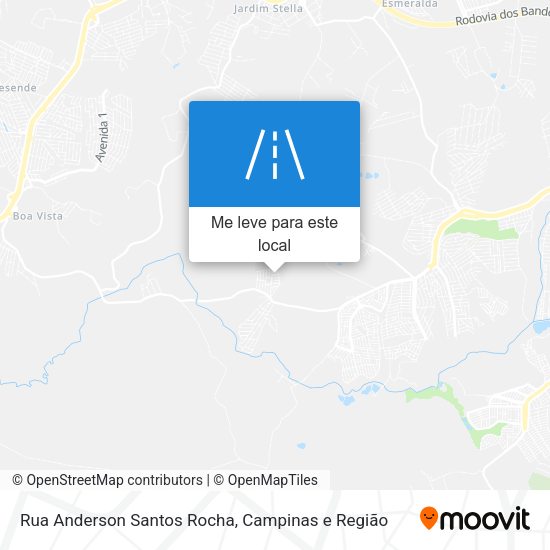 Rua Anderson Santos Rocha mapa