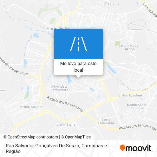 Rua Salvador Gonçalves De Souza mapa