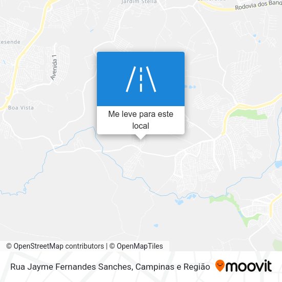 Rua Jayme Fernandes Sanches mapa