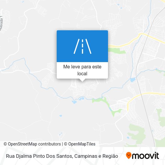 Rua Djalma Pinto Dos Santos mapa
