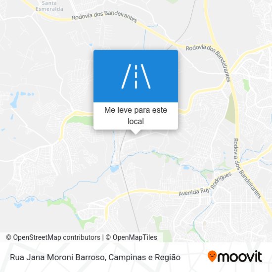 Rua Jana Moroni Barroso mapa