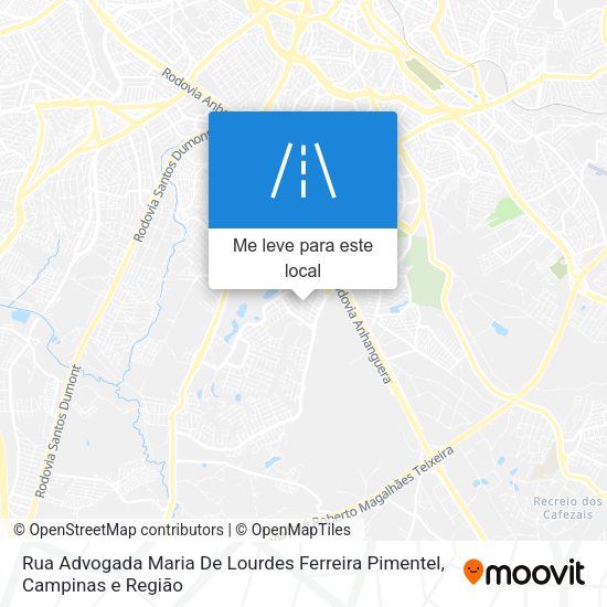 Rua Advogada Maria De Lourdes Ferreira Pimentel mapa
