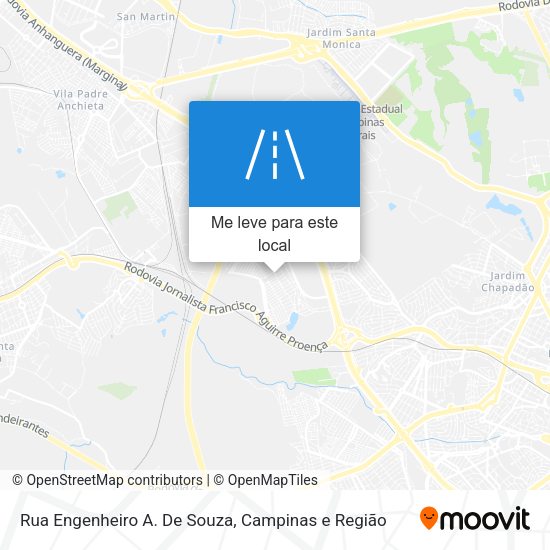 Rua Engenheiro A. De Souza mapa