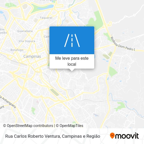 Rua Carlos Roberto Ventura mapa