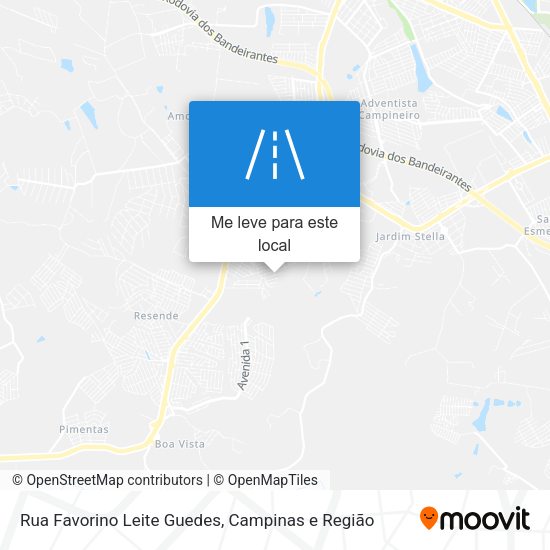 Rua Favorino Leite Guedes mapa