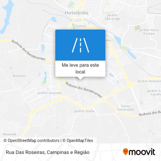 Rua Das Roseiras mapa