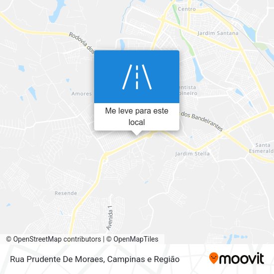 Rua Prudente De Moraes mapa