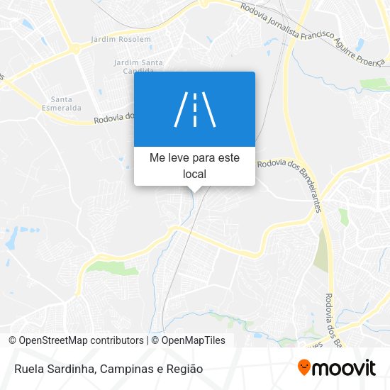 Ruela Sardinha mapa