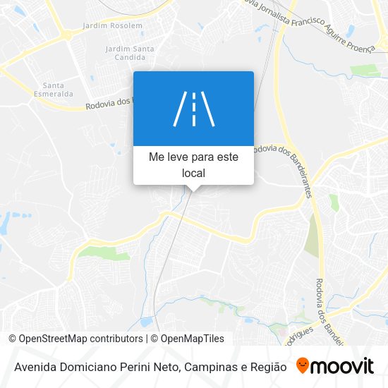 Avenida Domiciano Perini Neto mapa