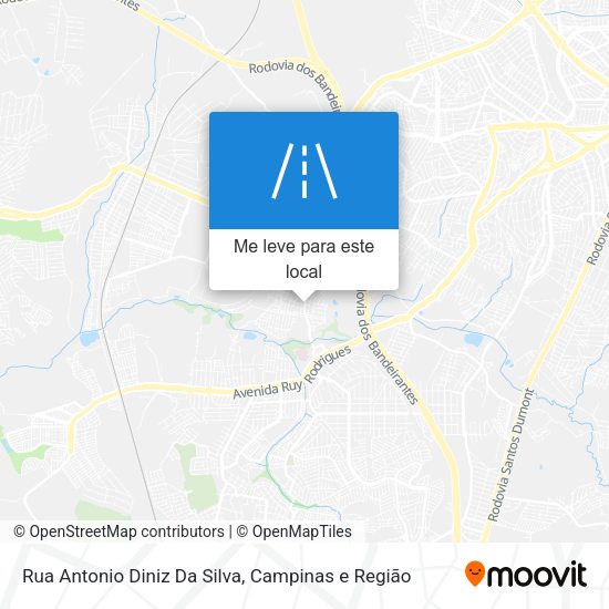 Rua Antonio Diniz Da Silva mapa