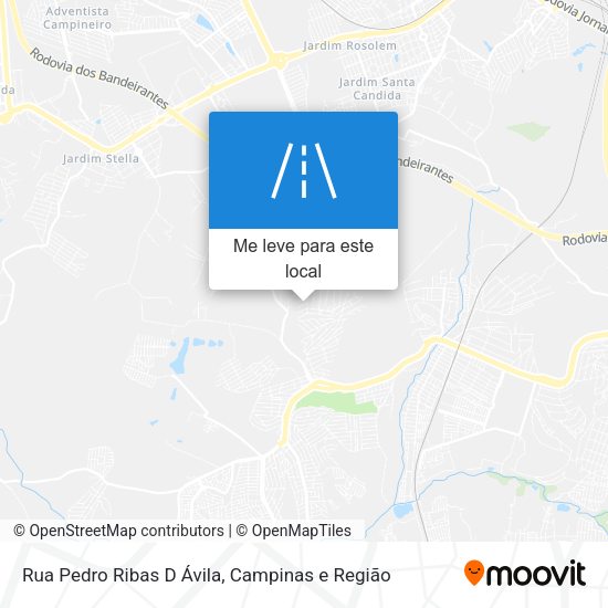 Rua Pedro Ribas D Ávila mapa