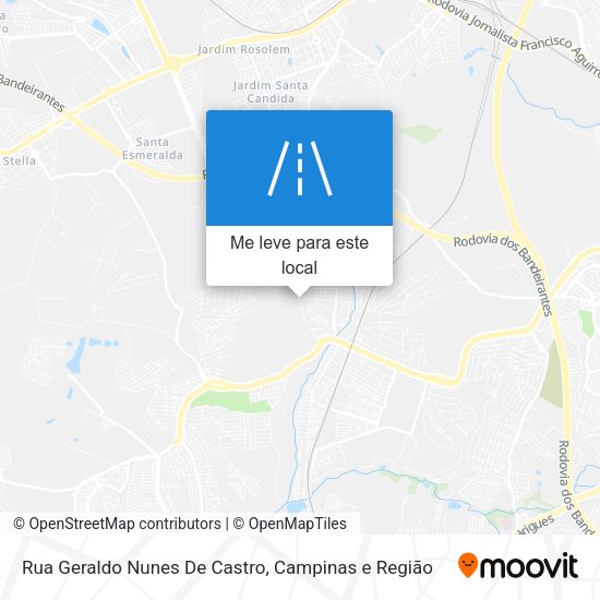 Rua Geraldo Nunes De Castro mapa