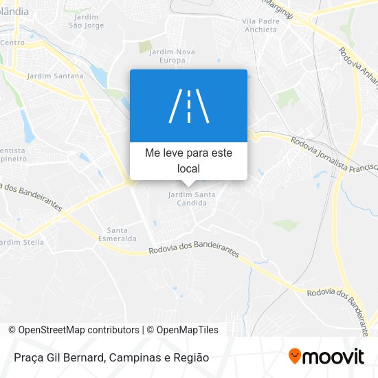 Praça Gil Bernard mapa