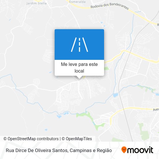 Rua Dirce De Oliveira Santos mapa
