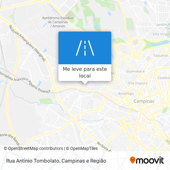 Rua Antinio Tombolato mapa