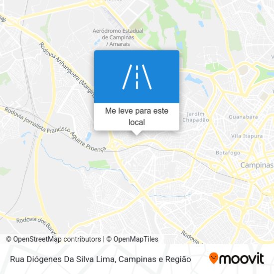 Rua Diógenes Da Silva Lima mapa