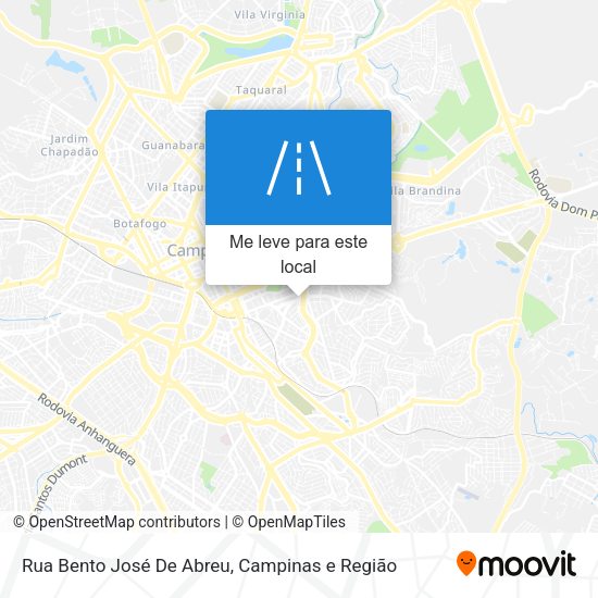 Rua Bento José De Abreu mapa