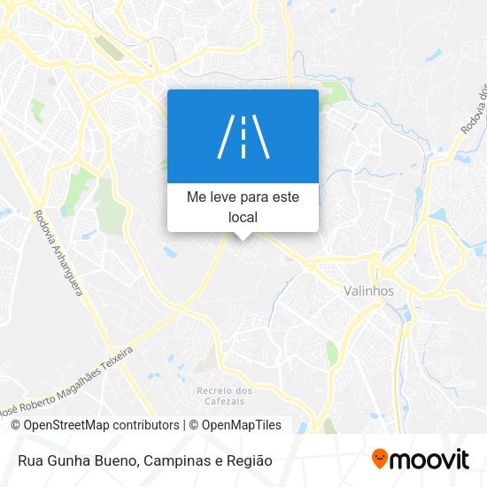 Rua Gunha Bueno mapa